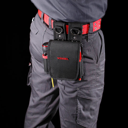 ベッセル ドライバーポーチ(ドライバー1本、ペン差し、ライセンスカード入れ付き) No.TPB - 10 (電ドラボール用にデザイン) - MisakaZoo