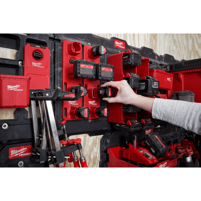 「PackOut」 Milwaukee Tool | ミルウォーキーツール PACKOUT™ M12 バッテリーホルダー 48 - 22 - 8338 - MisakaZoo
