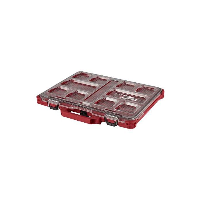 「PackOut」 Milwaukee Tool |ミルウォーキーツール PACKOUT™ ロープロファイルオーガナイザー (Mサイズ) 48 - 22 - 8431 - MisakaZoo