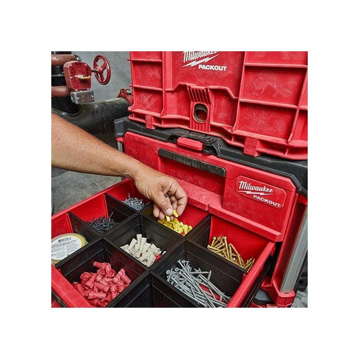 「PackOut」 Milwaukee Tool |ミルウォーキーツール パックアウト 引き出し収納 2段 48 - 22 - 8442 - MisakaZoo