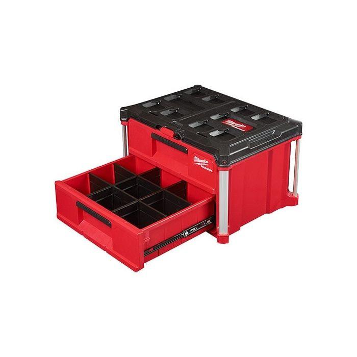 「PackOut」 Milwaukee Tool |ミルウォーキーツール パックアウト 引き出し収納 2段 48 - 22 - 8442 - MisakaZoo