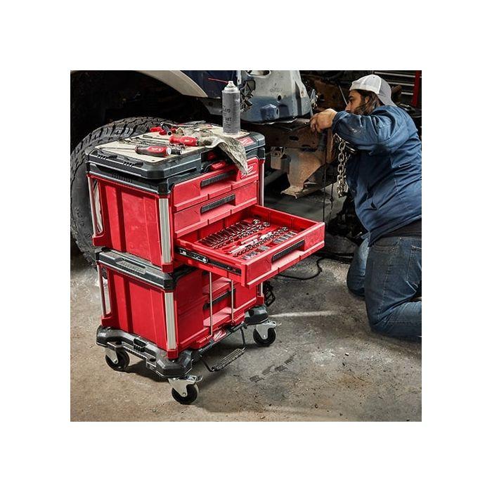 「PackOut」 Milwaukee Tool |ミルウォーキーツール パックアウト 引き出し収納 2段 48 - 22 - 8442 - MisakaZoo