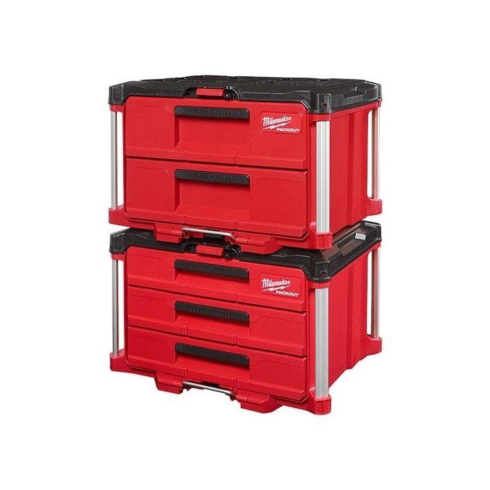 「PackOut」 Milwaukee Tool |ミルウォーキーツール パックアウト 引き出し収納 2段 48 - 22 - 8442 - MisakaZoo