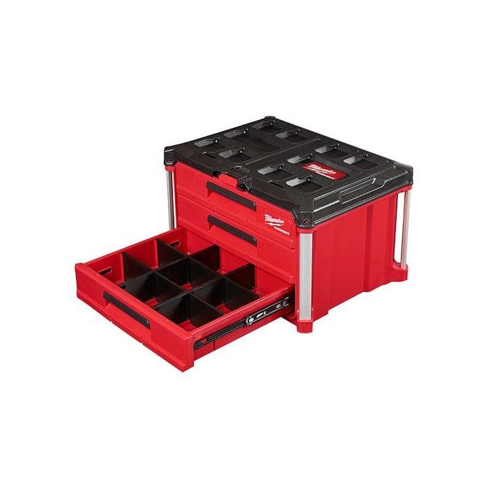 「PackOut」 Milwaukee Tool |ミルウォーキーツール パックアウト 引き出し収納 3段 48 - 22 - 8443 - MisakaZoo