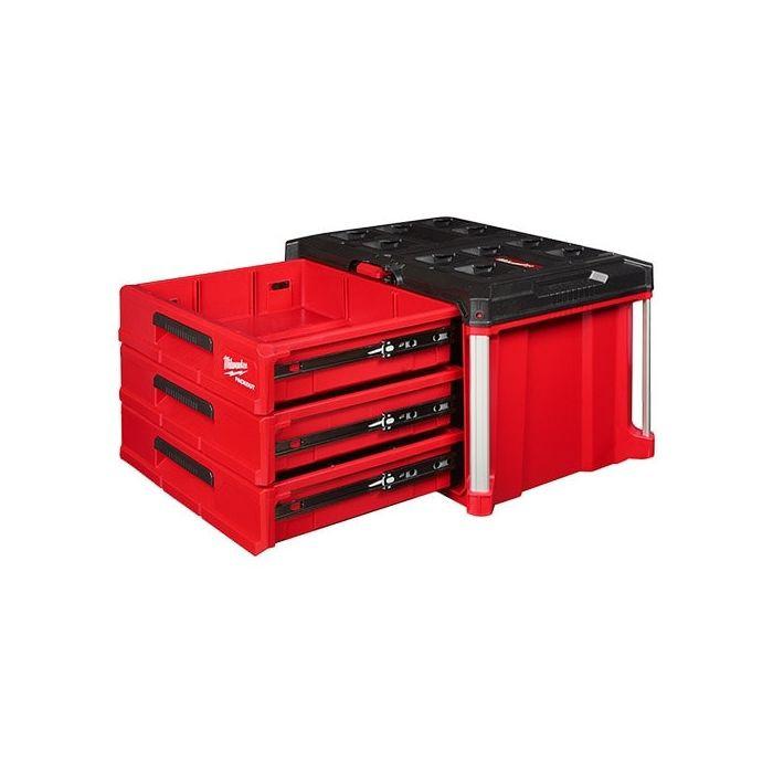 「PackOut」 Milwaukee Tool |ミルウォーキーツール パックアウト 引き出し収納 3段 48 - 22 - 8443 - MisakaZoo