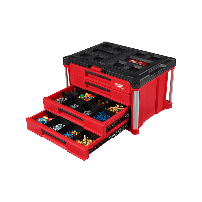 「PackOut」 Milwaukee Tool |ミルウォーキーツール パックアウト 引き出し収納 4段 48 - 22 - 8444 - MisakaZoo
