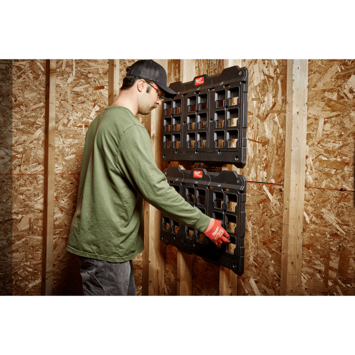 「PackOut」 Milwaukee Tool | ミルウォーキーツール PACKOUT™ ウォールマウンティングプレート(L)48 - 22 - 8487 - MisakaZoo