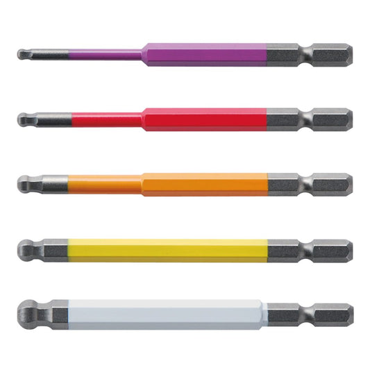 ACBP5-100L ボールポイントカラービット 5本組 100mm