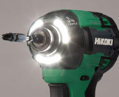 台数限定色「フルセット品」 Hikoki(ハイコーキ) 充電式インパクトドライバ WH36DD セット内容:本体+収納ケース+充電器1台(UC18YDML)+BlueTooth電池2台(BSL36A18BX) - MisakaZoo