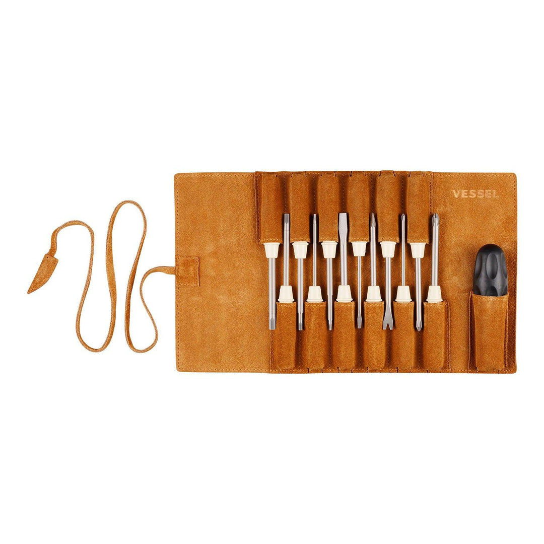 ベッセル ファミドラ12 差替ドライバー本革巻 No.TD - 812LR(差替軸12本組) - MisakaZoo