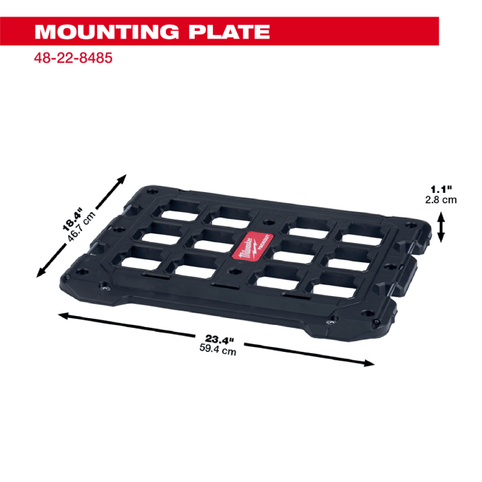 「PackOut」 Milwaukee Tool | ミルウォーキーツール PACKOUT™ マウンティングプレート(M) 48 - 22 - 8485 - MisakaZoo
