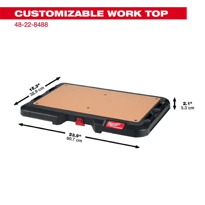 「PackOut」 Milwaukee Tool | ミルウォーキーツール PACKOUT™ デスクトップ 48 - 22 - 8488 - MisakaZoo