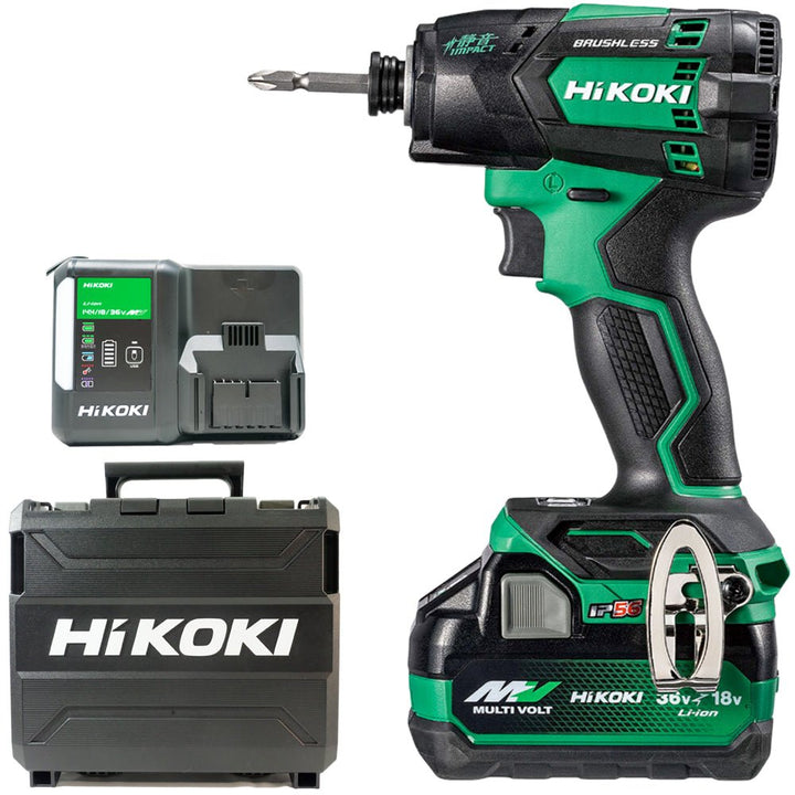 Hikoki(ハイコーキ) 36V充電式 静音インパクトドライバ WHP18DA 「バリエーション商品」 - MisakaZoo