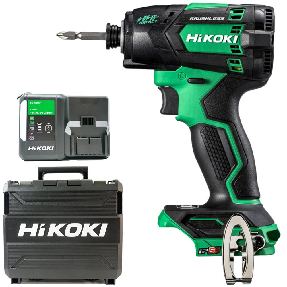 Hikoki(ハイコーキ) 36V充電式 静音インパクトドライバ WHP18DA 「バリエーション商品」 - MisakaZoo