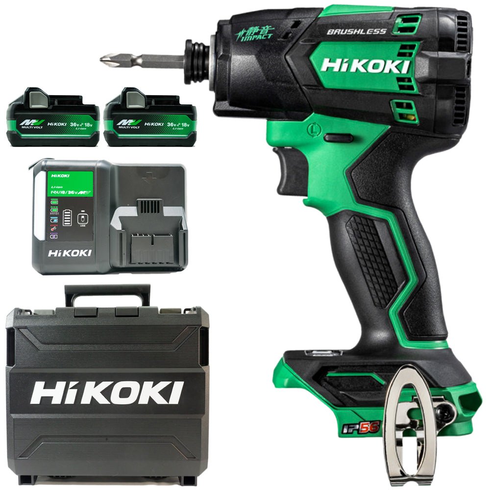 Hikoki(ハイコーキ) 36V充電式 静音インパクトドライバ WHP18DA 「バリエーション商品」 - MisakaZoo