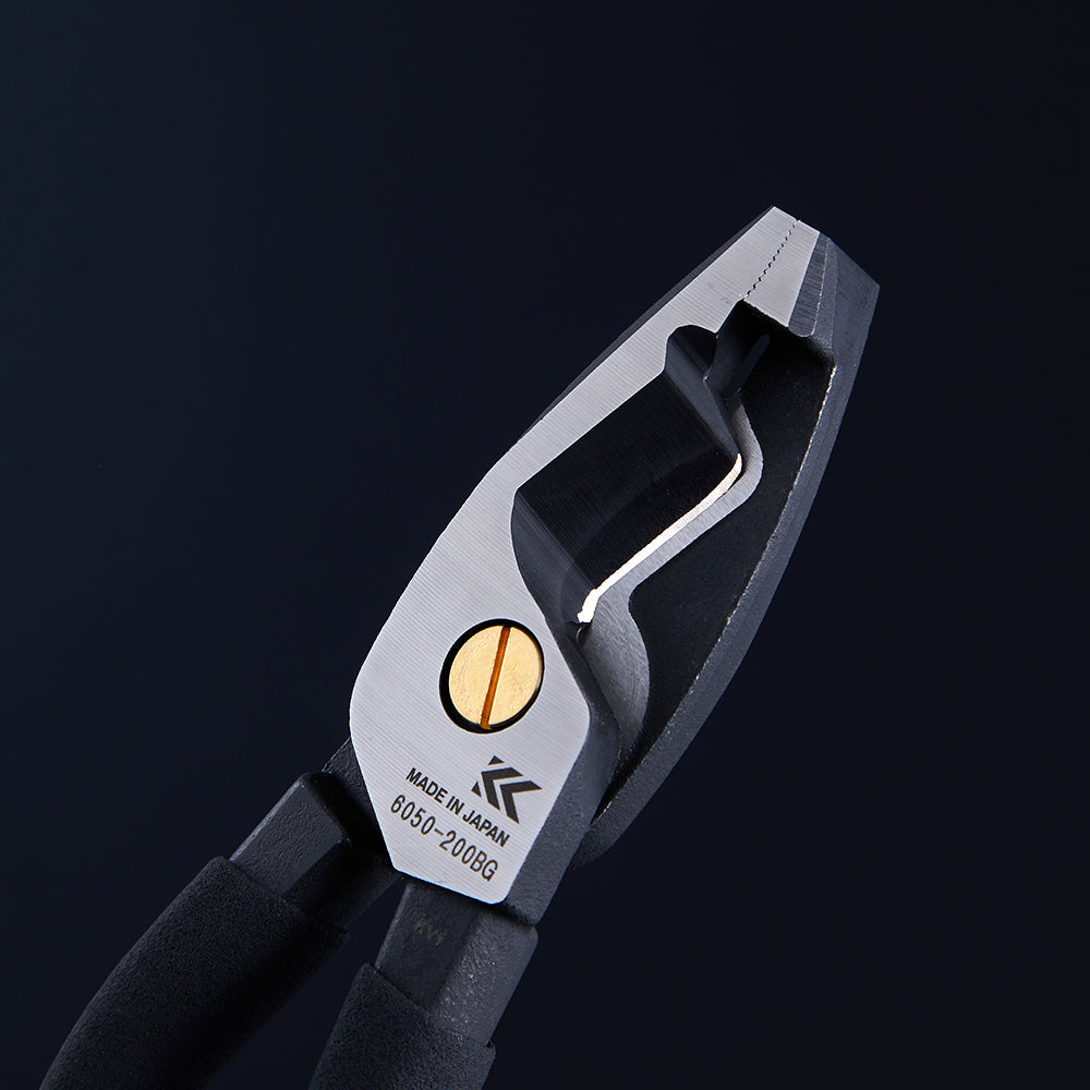 [6050-175BG] KUROKIN 黒金(Black & Gold) ケーブルペンチ175ｍｍ 単品1丁