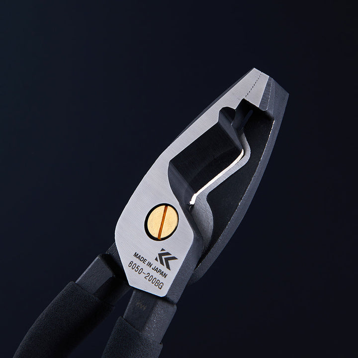 [6050-200BG] KUROKIN 黒金(Black & Gold) ケーブルペンチ200ｍｍ 単品1丁