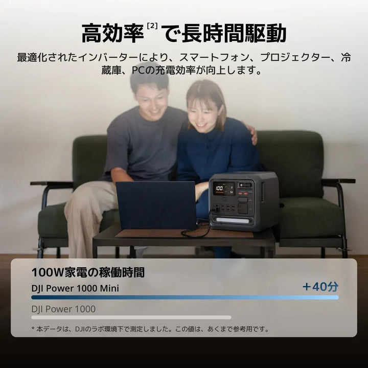 [容量1008Wh] DJI Power 1000 Mini ポータブル電源 11.5kg - MisakaZoo