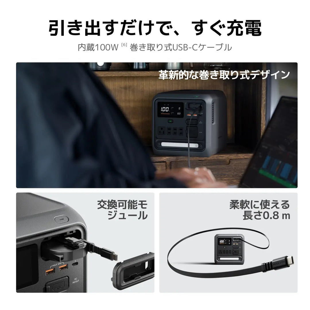 [容量1008Wh] DJI Power 1000 Mini ポータブル電源 11.5kg - MisakaZoo