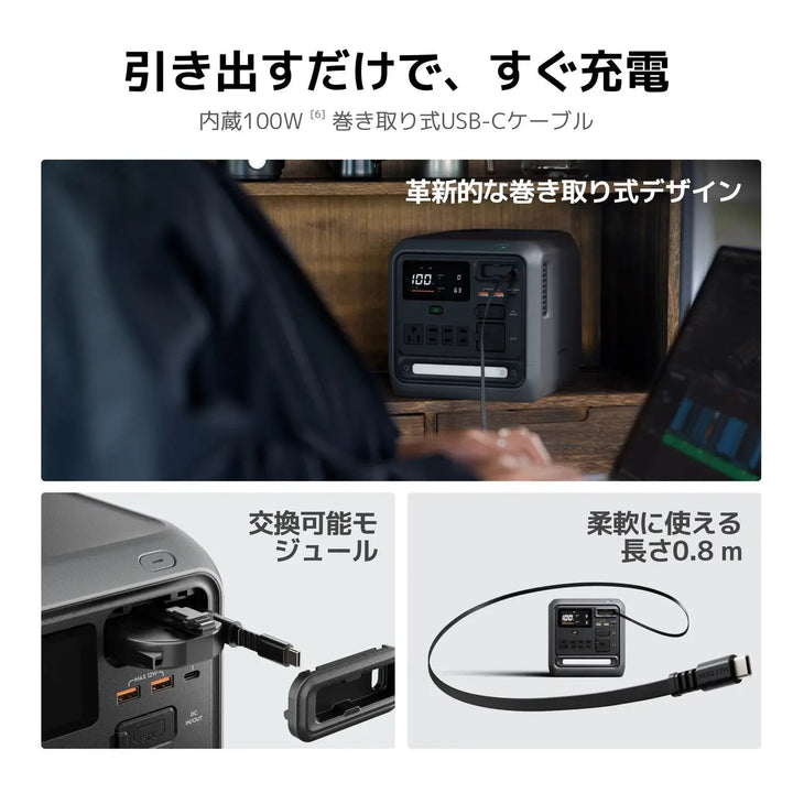 [容量1008Wh] DJI Power 1000 Mini ポータブル電源 11.5kg - MisakaZoo