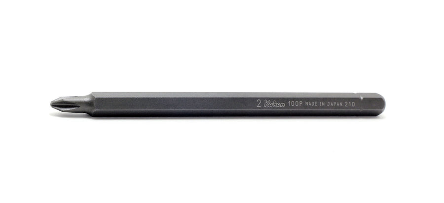 [100P.125-2] Ko-ken(コーケン) 5/16"(8mm)H プラスビット 全長125mm No.2 単品1本 - MisakaZoo