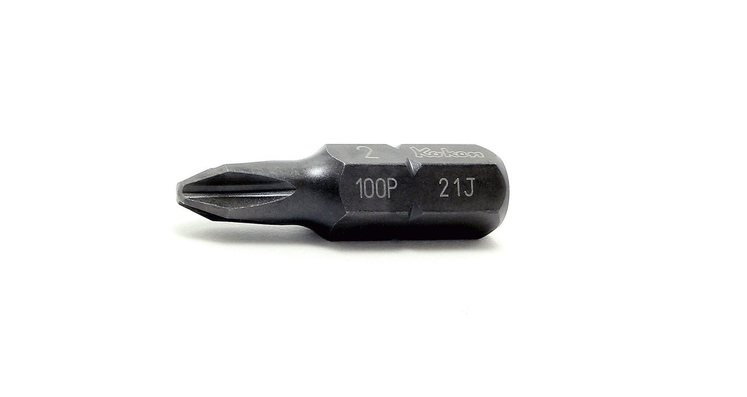 [100P.32-4] Ko-ken(コーケン) 5/16"(8mm)H プラスビット 全長32mm No.4 単品1本 - MisakaZoo