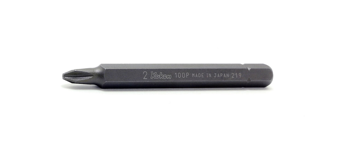 [100P.80-4] Ko-ken(コーケン) 5/16"(8mm)H プラスビット 全長80mm No.4 単品1本 - MisakaZoo