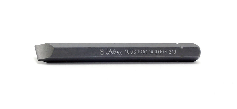 [100S.80-12] Ko-ken(コーケン) 5/16"(8mm)H マイナスビット 全長80mm 2.0x12 単品1本 - MisakaZoo