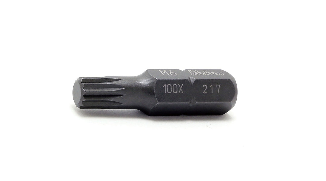 [100X.32-M12] Ko-ken(コーケン) 5/16"(8mm)H 3重4角ビット(XZN規格) 全長32mm M12 単品1本 - MisakaZoo