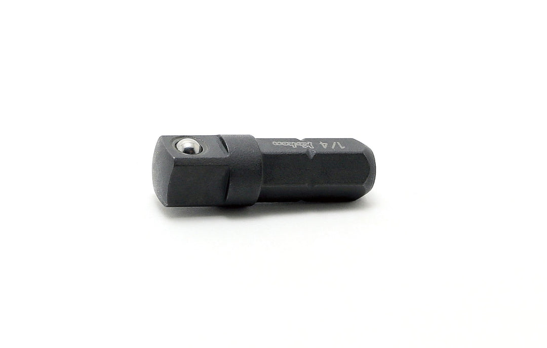 [108A.25-1/4B] Ko-ken(コーケン) 1/4"(6.35mm)H アダプター 凸1/4"(6.35mm)SQ. 単品1個 - MisakaZoo