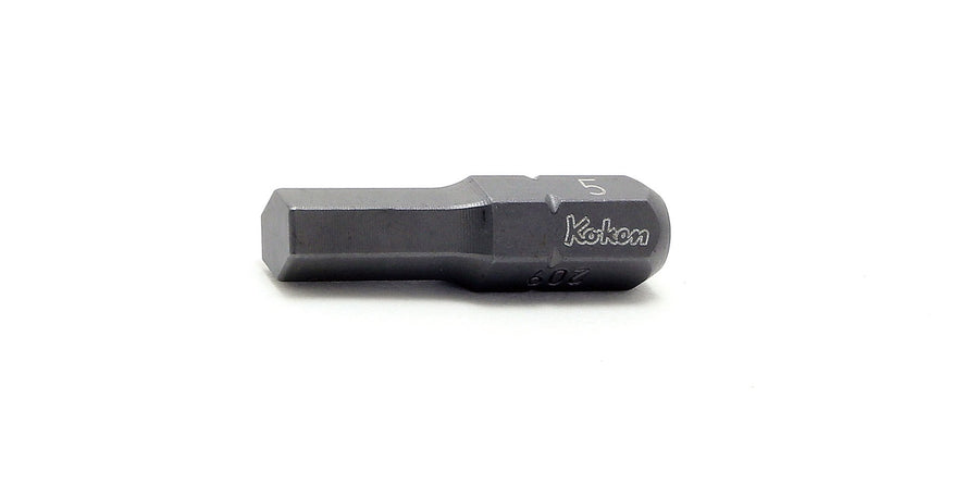 [108H.25-6] Ko-ken(コーケン) 1/4"(6.35mm)H ヘックスビット 全長25mm 6mm 単品1本 - MisakaZoo
