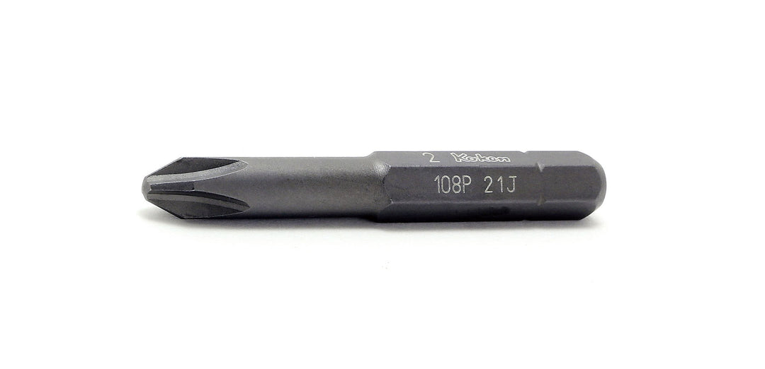 [108P.50-3] Ko-ken(コーケン) 1/4"(6.35mm)H プラスビット 全長50mm No.3 単品1本 - MisakaZoo