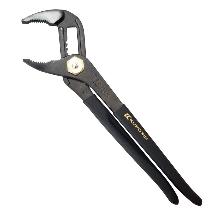 [110-250S-BG] KUROKIN 黒金(Black & Gold) ウォーターポンププライヤー（バネ付） 単品1丁 - MisakaZoo