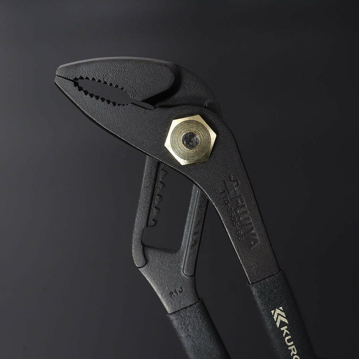 [110-250S-BG] KUROKIN 黒金(Black & Gold) ウォーターポンププライヤー（バネ付） 単品1丁 - MisakaZoo