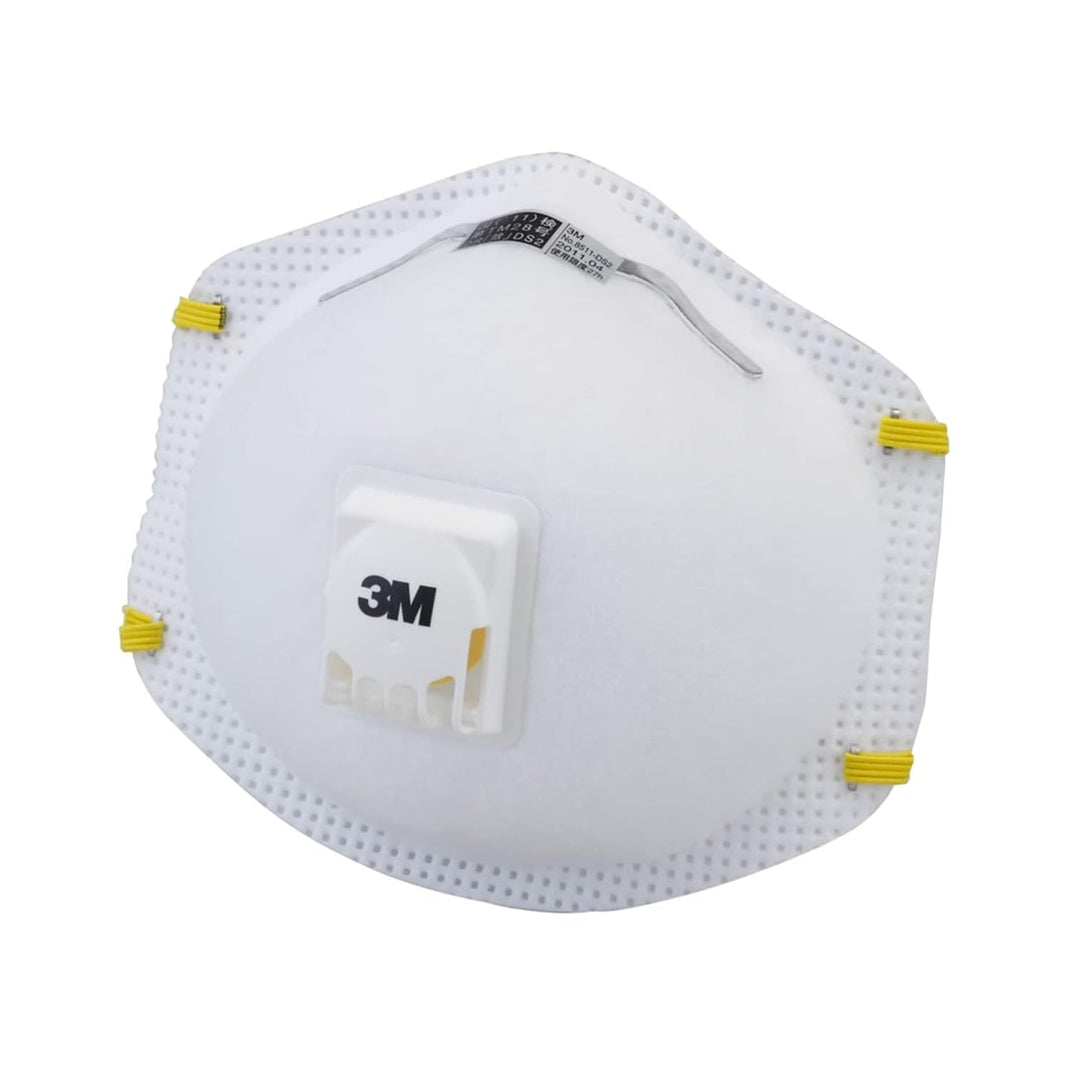 「排気弁あり｜１ケースで10小箱入」 3M Japan｜スリーエム ジャパン 使い捨て式防じんマスク 8511 - DS2 日本国家検定合格品DS2 - 粒子捕集効率95％以上 １ケース(100枚入) - MisakaZoo