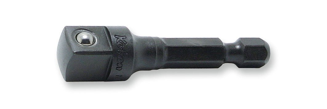 [112-50B] Ko-ken(コーケン) 1/4"(6.35mm)H アダプター 全長50mm 凸3/8"(9.5mm)SQ. 単品1個 - MisakaZoo