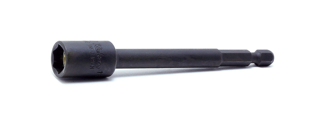 [115.75-10] Ko-ken(コーケン) 1/4"(6.35mm)H ロングナットセッター(マグネット付) 全長75mm 10mm 単品1個 - MisakaZoo