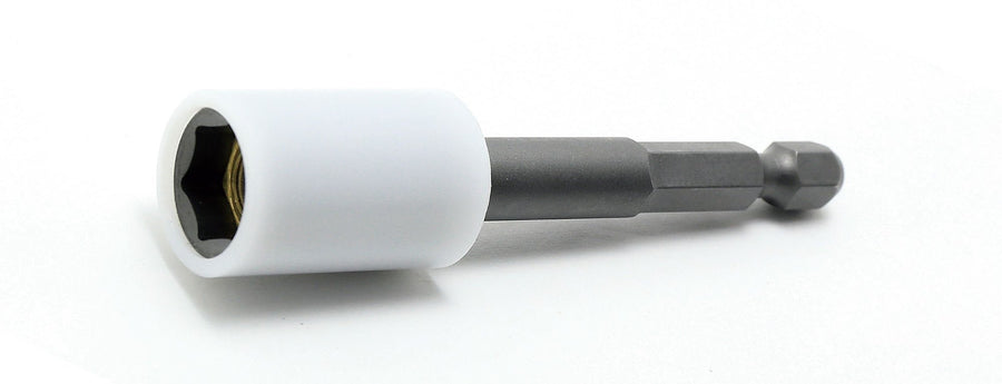 [115.75-10SV] Ko-ken(コーケン) 1/4"(6.35mm)H ロングナットセッター(マグネット/プロテクター付) 全長75mm 10mm 単品1個 - MisakaZoo