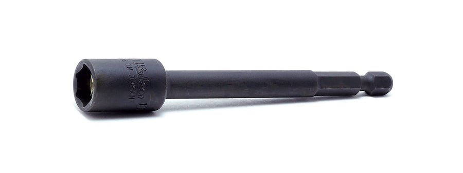 [115.75-12] Ko-ken(コーケン) 1/4"(6.35mm)H ロングナットセッター(マグネット付) 全長75mm 12mm 単品1個 - MisakaZoo