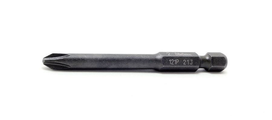 [121P.100-2] Ko-ken(コーケン) 1/4"(6.35mm)H プラスビット 全長100mm No.2 単品1本 - MisakaZoo
