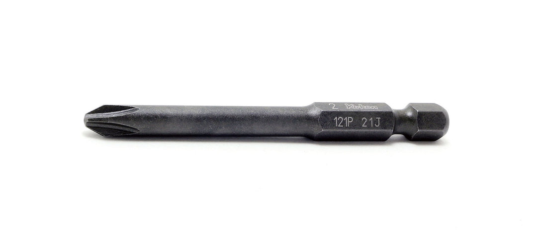 [121P.150-2] Ko-ken(コーケン) 1/4"(6.35mm)H プラスビット 全長150mm No.2 単品1本 - MisakaZoo