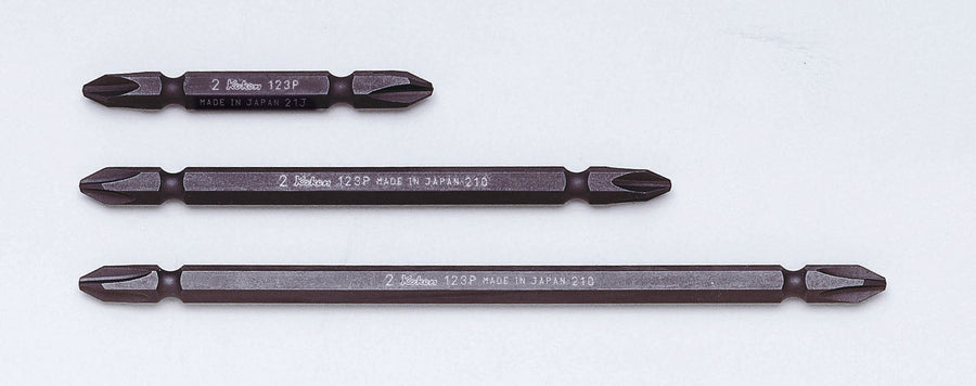 [123PG.65-1] Ko-ken(コーケン) 1/4"(6.35mm)H プラス両頭ビット(14mm溝/マグネット付) 全長65mm No.1 単品1本 - MisakaZoo