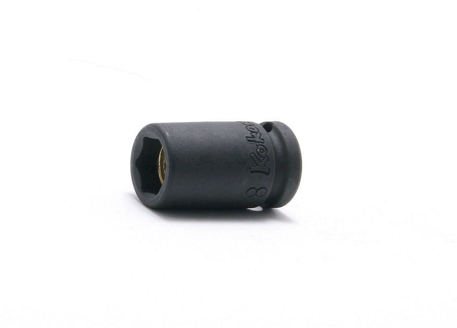 [12400MG-6] Ko-ken(コーケン) 1/4"(6.35mm)SQ. インパクト6角ソケット(マグネット付) 6mm 単品1個 - MisakaZoo