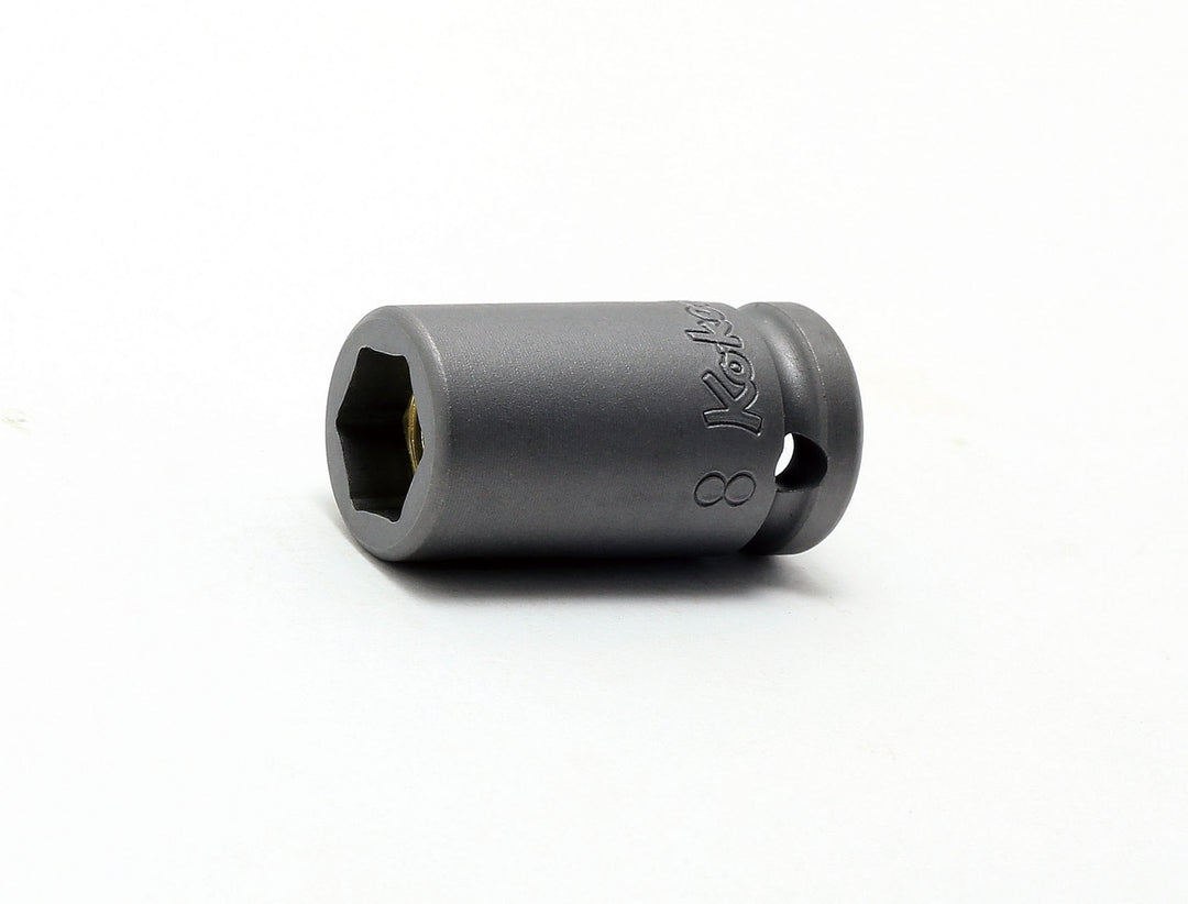 [12460MG-6] Ko-ken(コーケン) 1/4"(6.35mm)SQ. インパクトセルフタッピングスクリュー用ソケット(マグネット付) 6mm 単品1個 - MisakaZoo