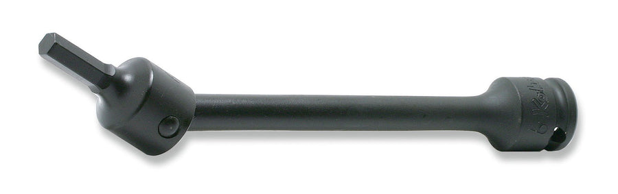 [13147M.150-6] Ko-ken(コーケン) 3/8"(9.5mm)SQ. インパクトユニバーサルエクステンションヘックスビットソケット 全長150mm 6mm 単品1本 - MisakaZoo