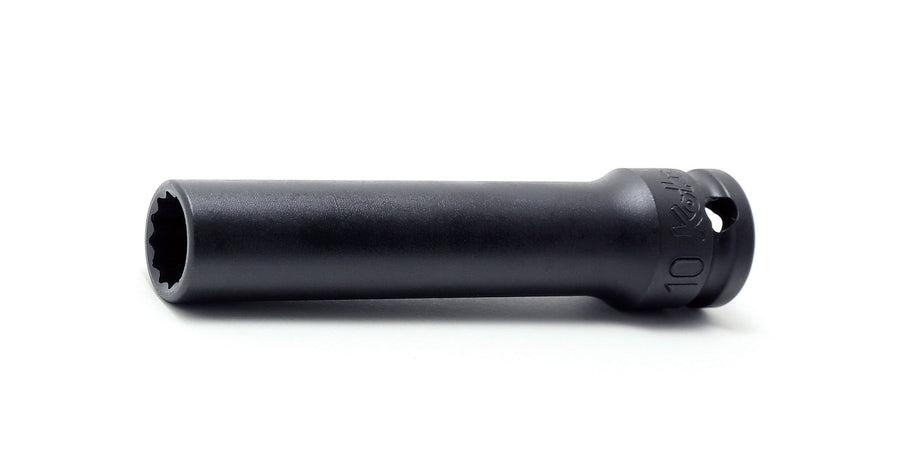 [13306M-10] Ko-ken(コーケン) 3/8"(9.5mm)SQ. インパクト12角ディープソケット(薄肉) 10mm 単品1個 - MisakaZoo