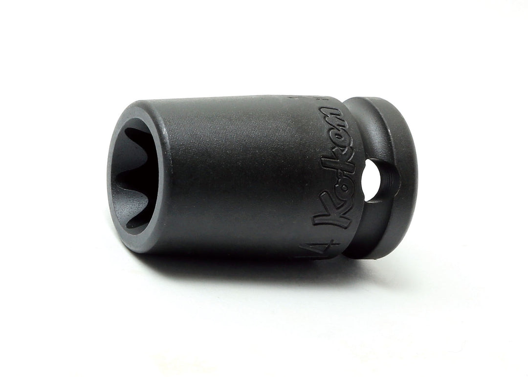 [13425EG-E12] Ko-ken(コーケン) 3/8"(9.5mm)SQ. インパクトトルクスソケット E12 マグネット付 単品1個 - MisakaZoo