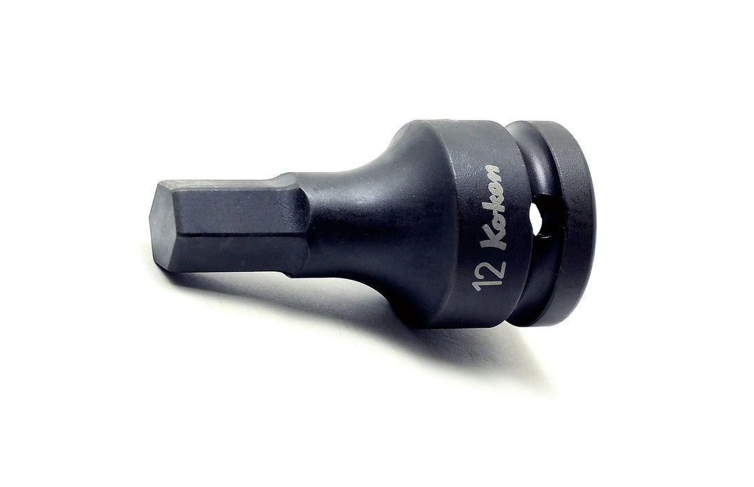 [14012M.60-19] Ko-ken(コーケン) 1/2"(12.7mm)SQ. インパクトヘックスビットソケット 全長60mm 19mm 単品1本 - MisakaZoo