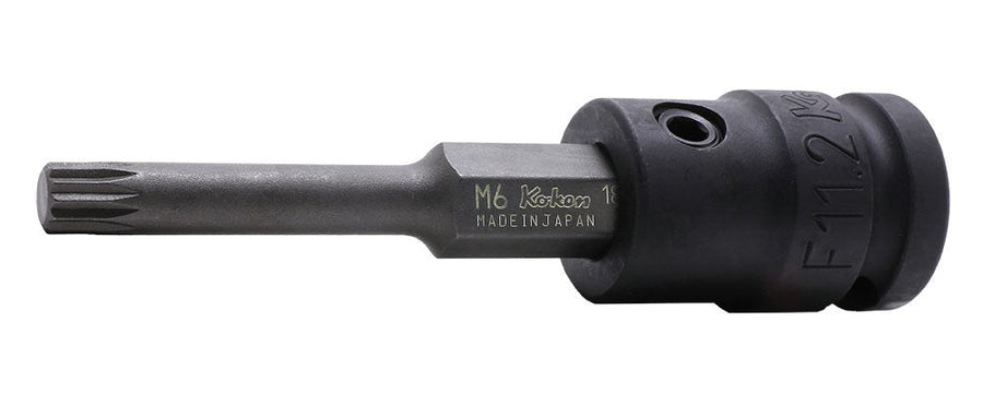 [14134X.98-M8] Ko-ken(コーケン) インパクト XZN ビット ソケット 1/2"SQ.DR. M8 単品1本 - MisakaZoo