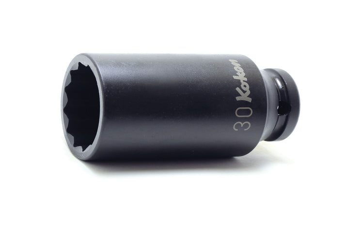 [14305M-30] [14305M-8〜14305M-36] Ko-ken(コーケン) 1/2"(12.7mm)SQ. インパクト12角ディープソケット 単品（全24サイズ） - MisakaZoo